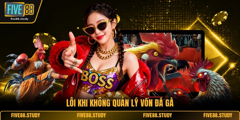 Lỗi khi không quản lý vốn đá gà